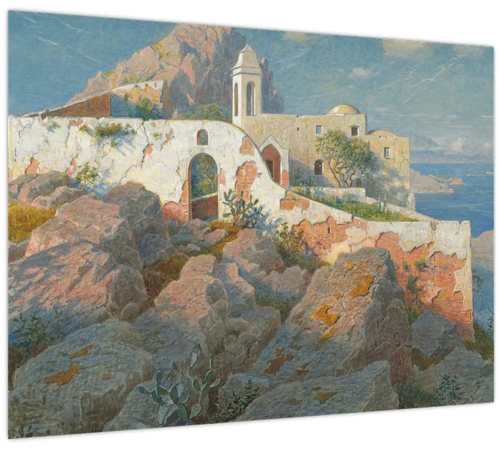 Kép - William Stanley Haseltine, Santa Maria a Cetrella, Anacapri, reprodukciók (70x50 cm)