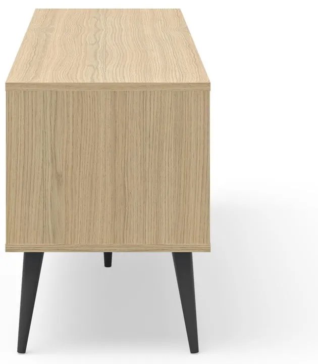 Natúr színű TV-állvány tölgyfa dekorral 150x54 cm Lake – TemaHome