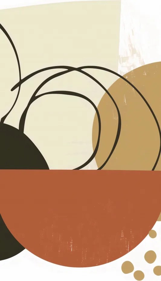 Poszter 50x100cm Növény kollázs