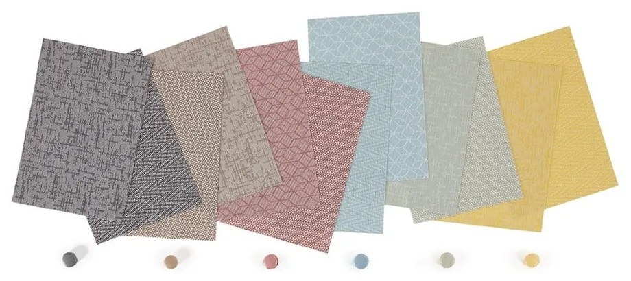 Chevron sárga tányéralátét, 45 x 30 cm - Tiseco Home Studio