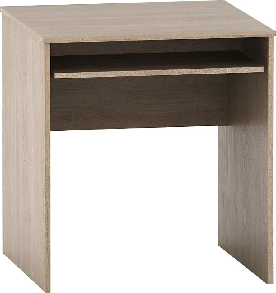 Íróasztal kihúzható billentyűzettartóval, tölgy sonoma, TEMPO ASISTENT NEW 023