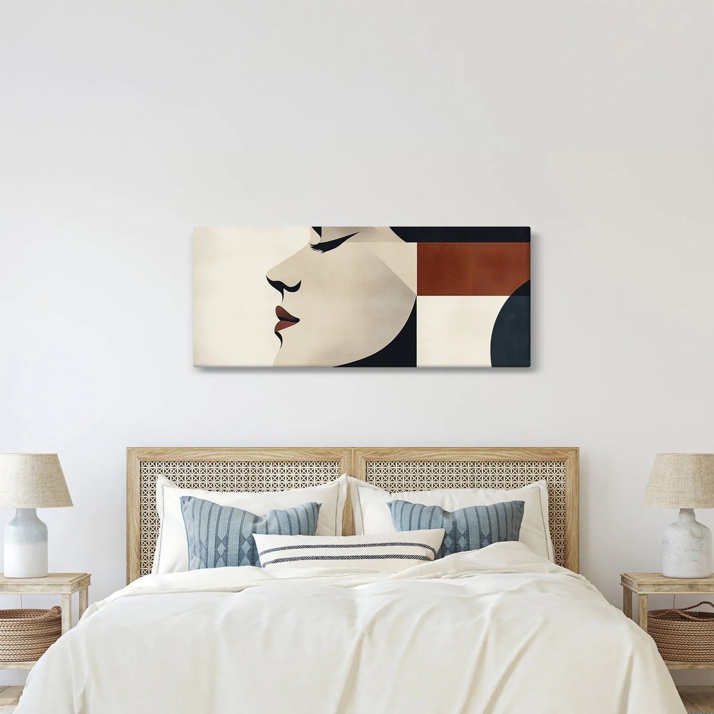 Kép - Nő profilból (120x50 cm)