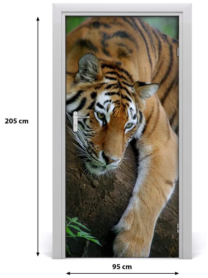 Ajtó méretű poszter Tiger a fán 95x205 cm