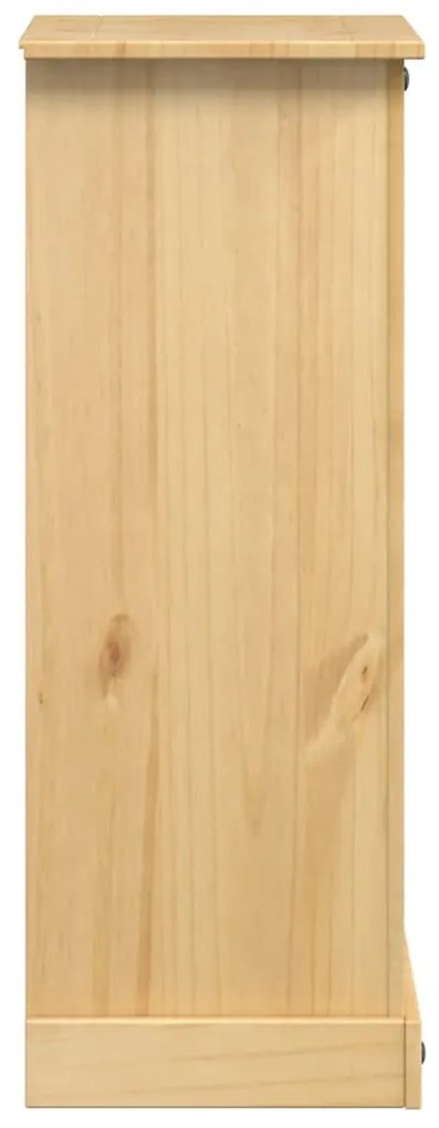 Corona tömör fenyőfa éjjeliszekrény 53x39x103 cm