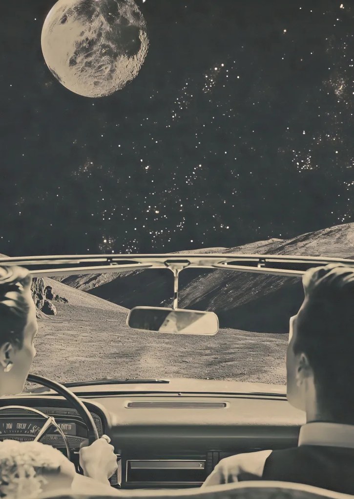 Poszter 67,5x95cm Vigyél engem a Holdra