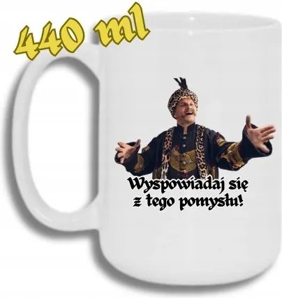 Bögre Fehér Nagy 440ML Vicces Ajándék 1670 Gyónd Meg Ezt Az Ötletet