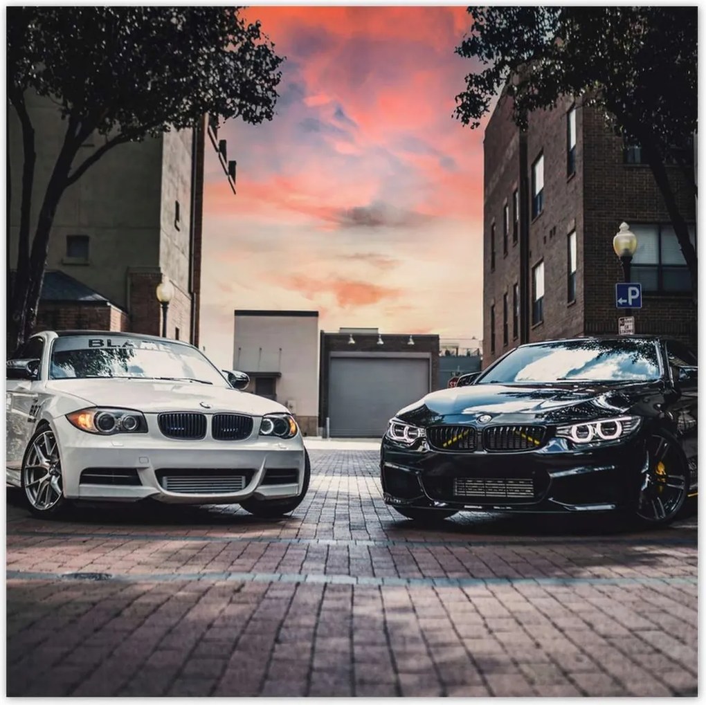 Poszterek 100x100 Fekete-fehér Nővérek 2