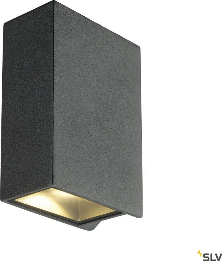 SLV 232445 QUAD Modern Kültéri Fali Lámpa Antracit LED IP44