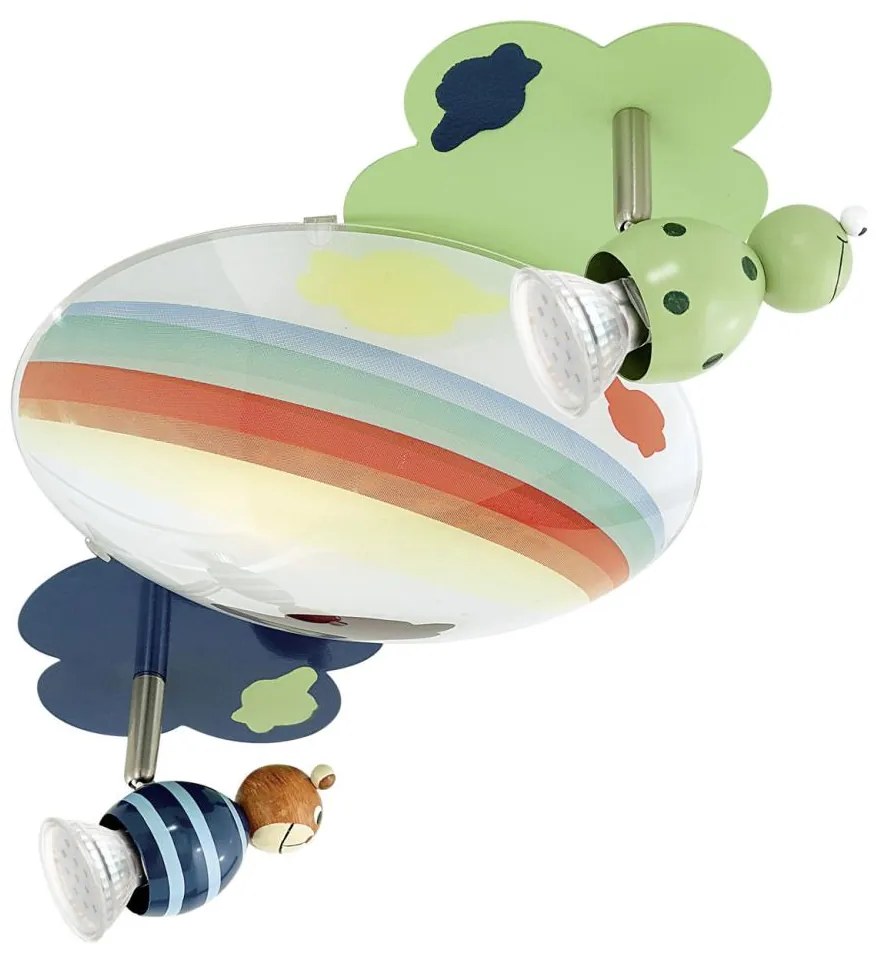 Eglo EGLO 93141 - LED Gyerek spotlámpa TAYA 1 1xE27/60W + 2xGU10-LED /3W EG93141