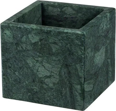 Sötétzöld márvány fürdőszobai rendszerező vattakorongokhoz Marble – Mette Ditmer Denmark