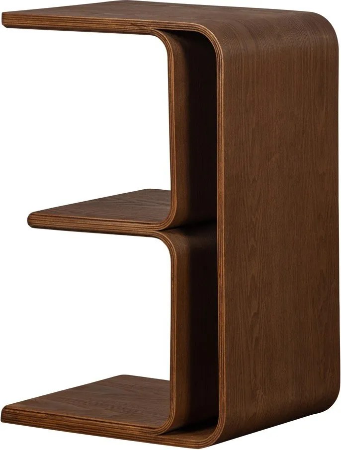 Tárolóasztal diófa dekorral 32x40 cm Frey – WOOOD