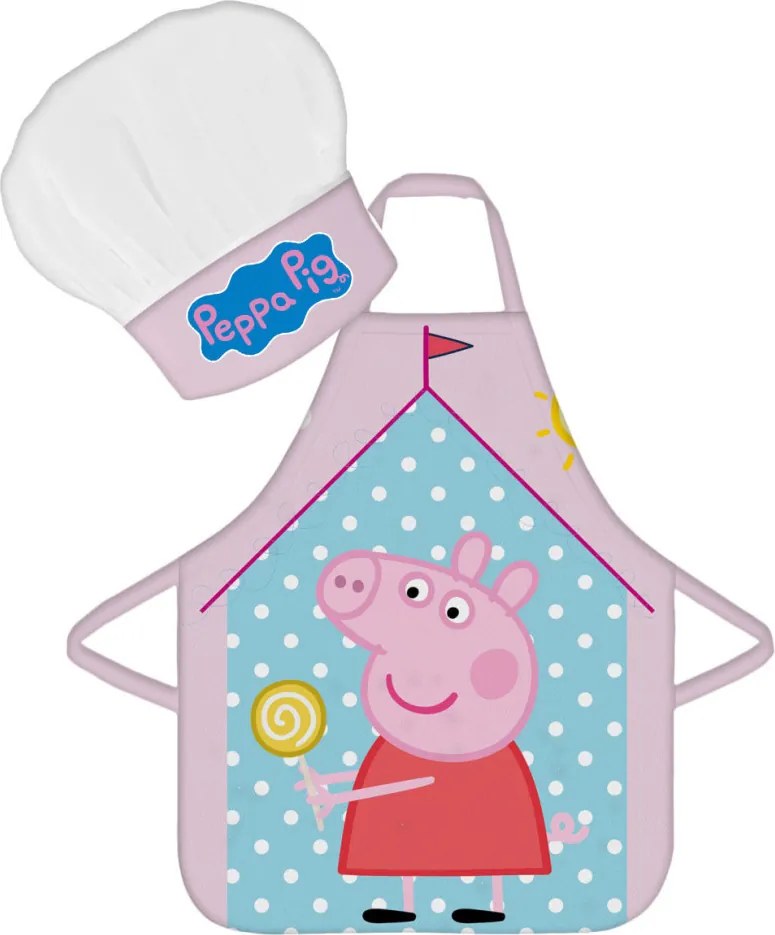 Peppa malac House gyerek kötény 2 darabos szett