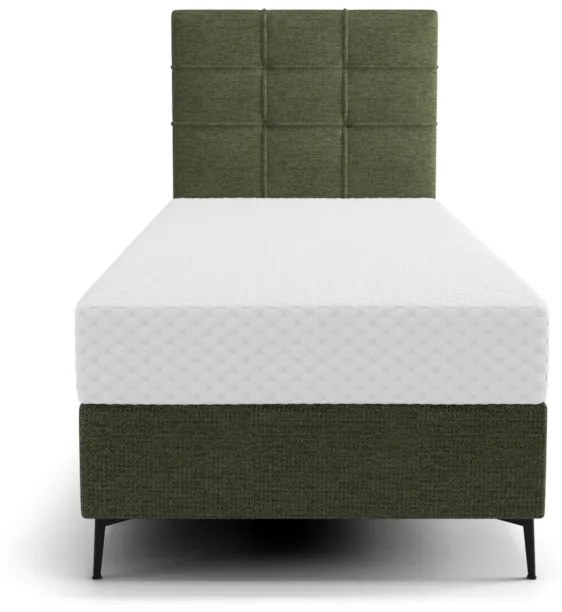 ILANO comfort kárpitozott boxspring ágy, 90x200, aragon 59, balos