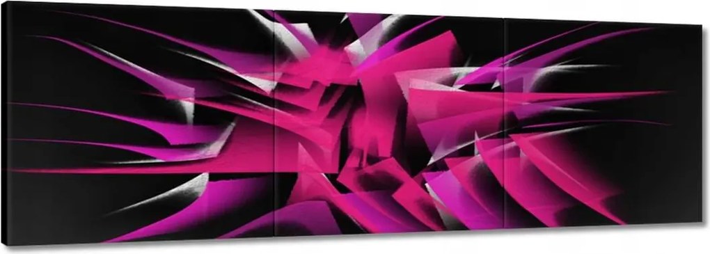 Vászonkép 150x50 Divatos lila tüskék