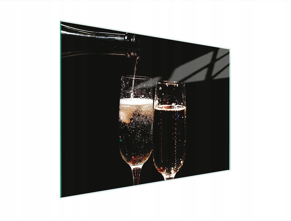 Üveg Vágódeszka 30x22 Bor Edzett Üveg