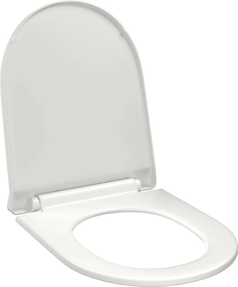 vidaXL fehér gyorsan szerelhető WC-ülőke lassan csukódó fedéllel