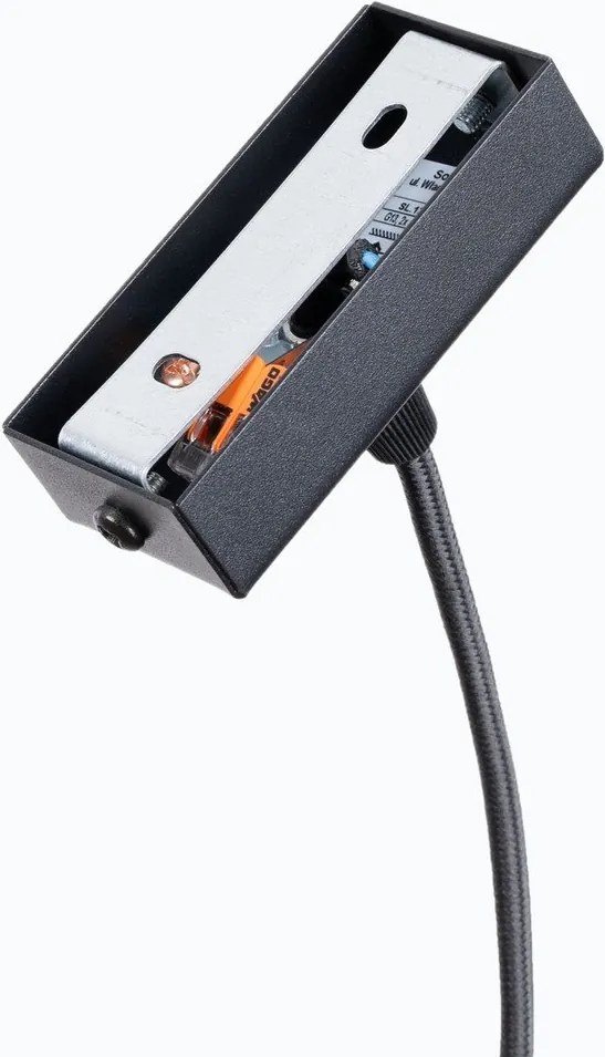 Fekete fém LED függőlámpa Nebula – Sollux