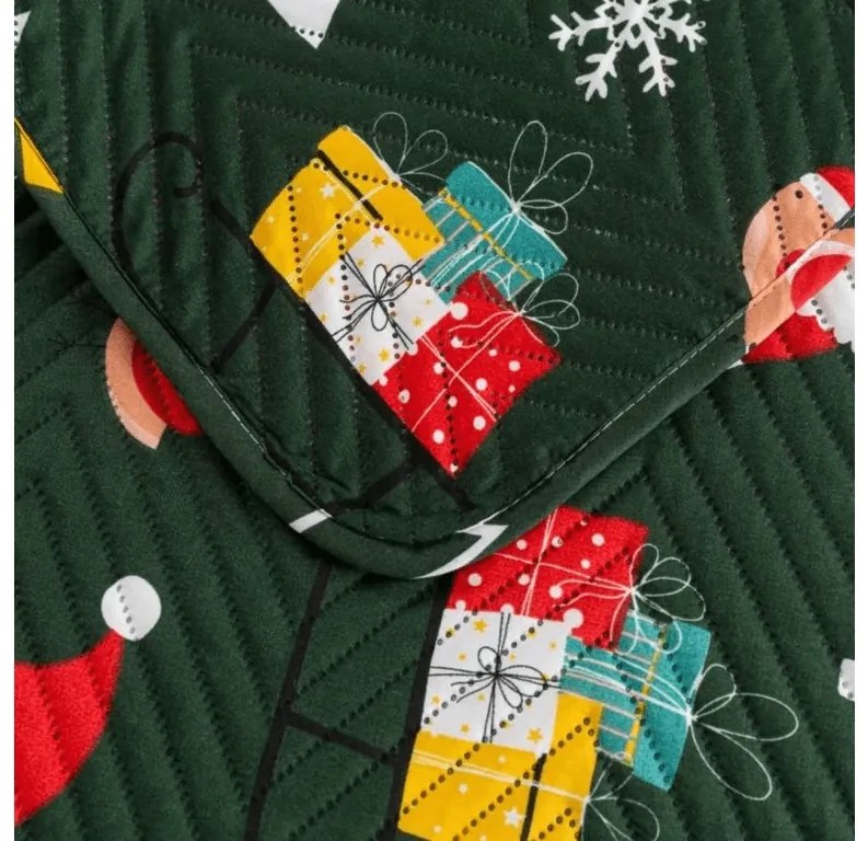 Ágytakaró SANTA WINK, sötétzöld Méret: 220 x 240 cm