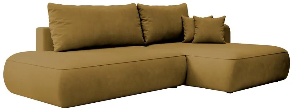 Sarokkanapé Fergie (J) (arany + fekete). 1099468
