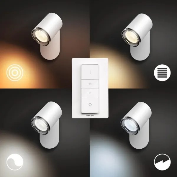 Philips Hue ADORE LED fürdőszobai lámpa 1xGU10/5W/230V IP44 + távirányító