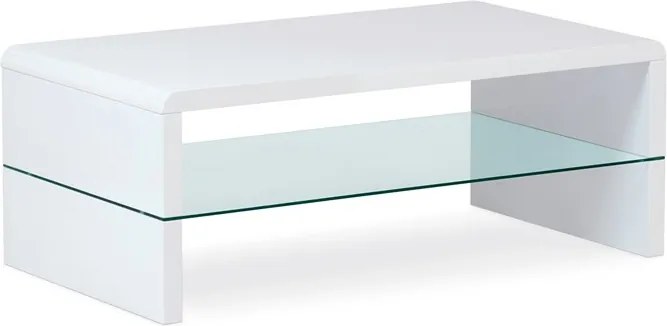 Dohányzóasztal 110 × 60 × 40 cm, MDF, fehér AHG-402 WT