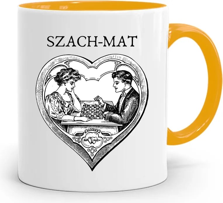 Sakkozóknak Sárga Bögre Születésnapi Ajándéknak, fényképes nyomattal