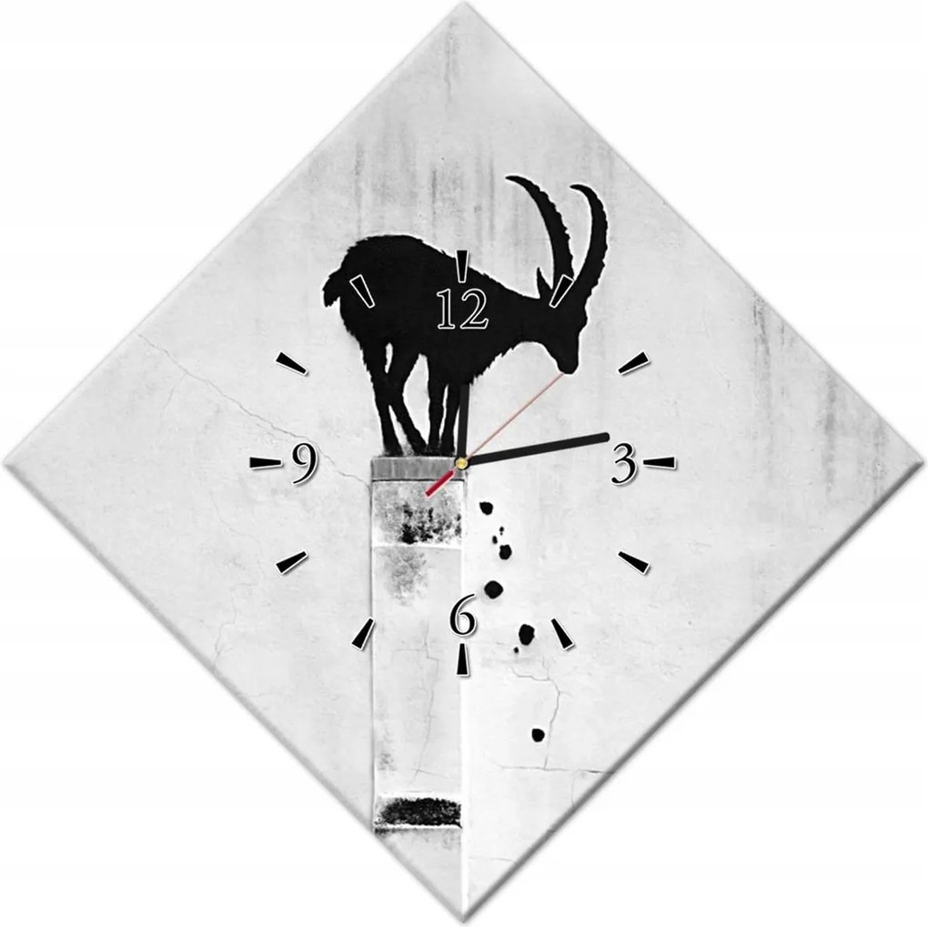 Órák 56x56 Kozica Banksy Hegyi Gazella Nincs magánélet Falfestmény