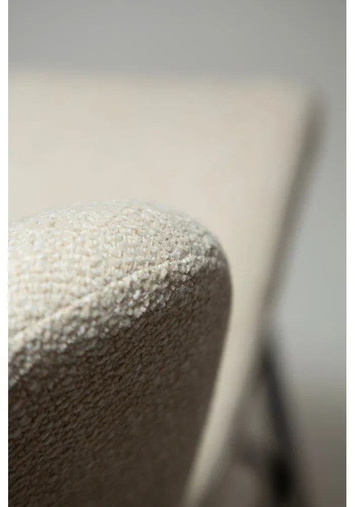 Krémszínű kárpitozott bárszék (ülésmagasság 67,5 cm) Glam – DAN-FORM Denmark