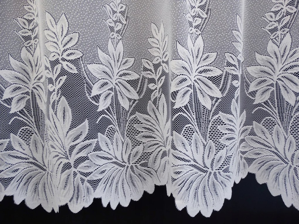 Mg Függöny jacquard 25376 Fehér 300x135cm alagúttal M