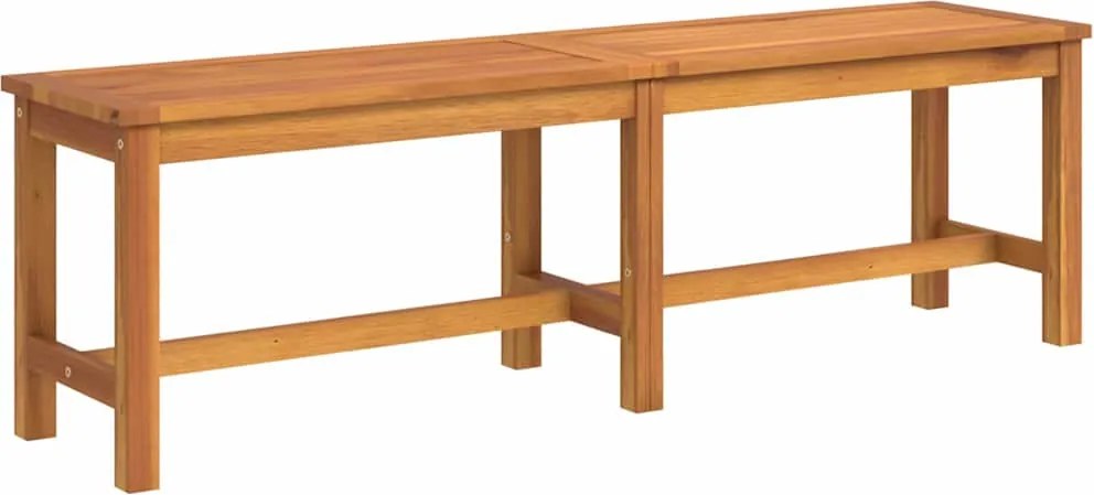 vidaXL tömör akácfa kerti pad 150 x 35 x 45 cm