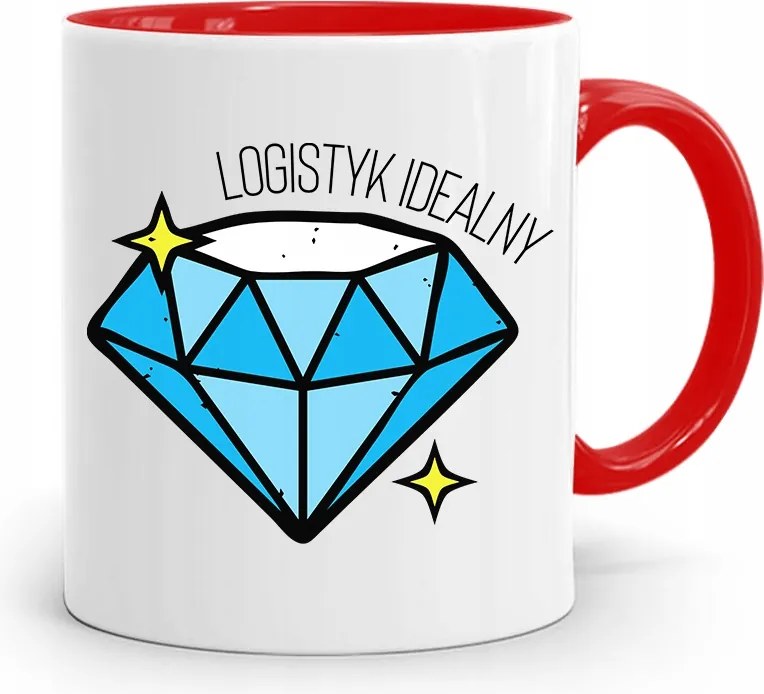 Logisztikai Bögre Piros Születésnapi Ajándék fényképes nyomtatással