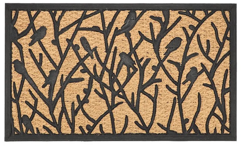 Madaras gumi és kókuszrost lábtörlő, 75 x 45 cm