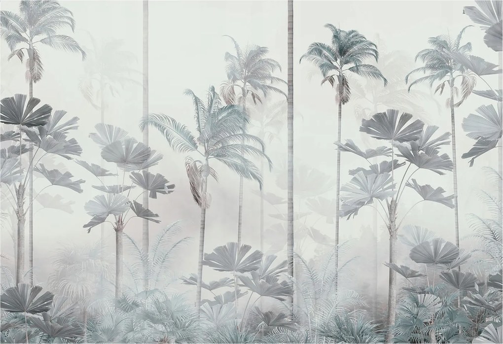 Flizelin tapéta Divatos 3D fali Trópusi táj 152x104 Ragasztóval