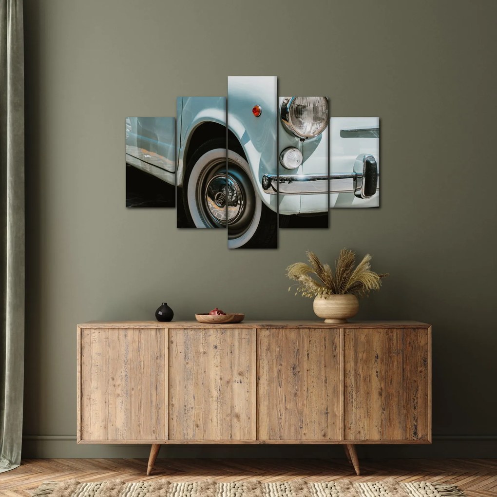 Kép - Fiat retro autó (150x105 cm)
