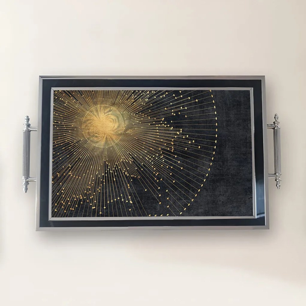 Üveg tálca, 38×24 cm – TPG9847
