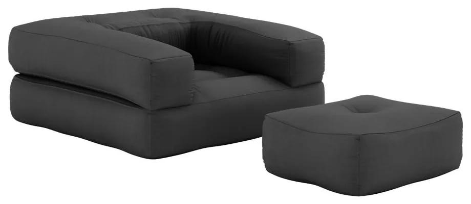 Cube Dark Grey variálható fotel - Karup Design