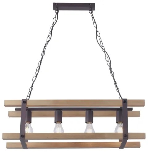 Leuchten Direkt 15684-79 - Csillár láncon EDITH 4xE27/60W/230V