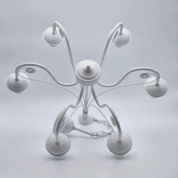 Csillár láncon DONATO 6xE14/40W/230V fehér