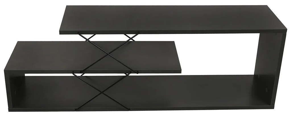 TV asztal Zigzag antracit