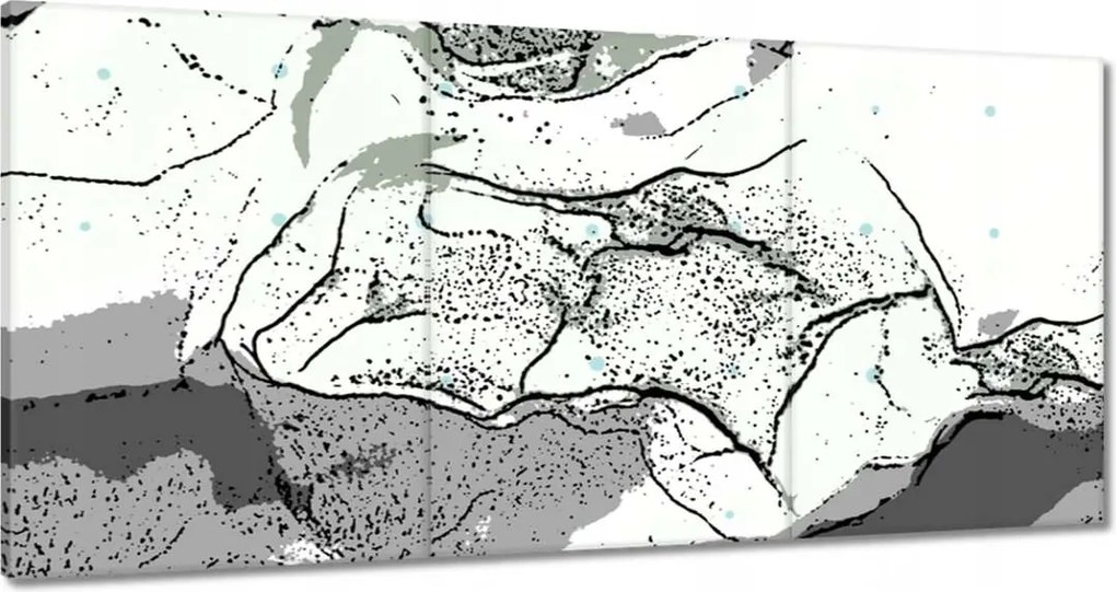 Festmények 180x90 Absztrakt Természetes mousse