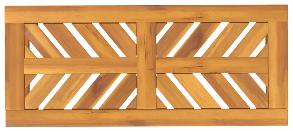 tömör akácfa kerti pad 80 cm