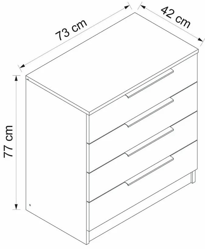 Komód Kale Plus - 7913