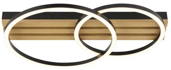 Brilliant - LED dimmelhető mennyezeti lámpa CALMA LED/21W/230V fekete