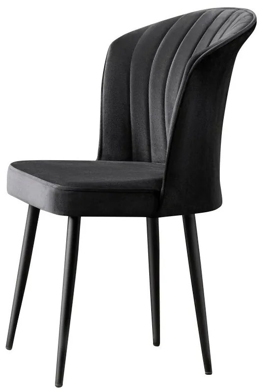 Rubi Black étkezőszék szett, 4 db, 4 db