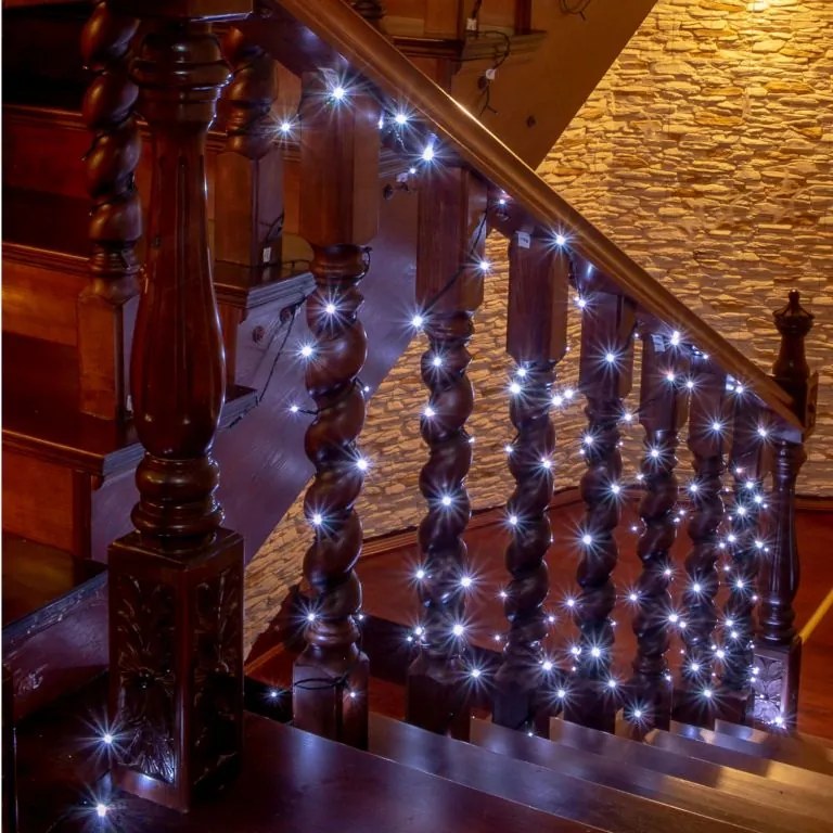 VOLTRONIC® Fényfüzér 40 m 400 LED Hideg fehér vezérlő