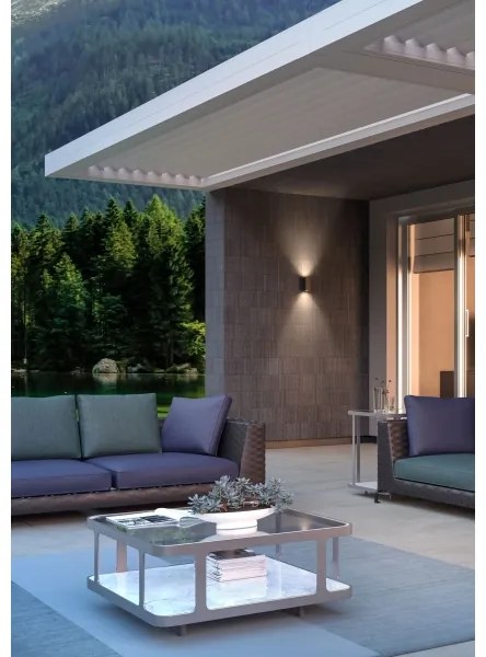 Redo 90531 - LED Kültéri fali lámpa BRIO LED/10W/230V 3000K IP54 barna