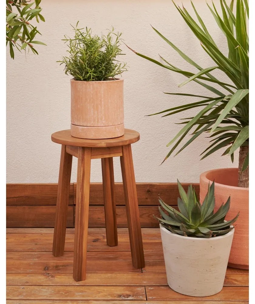 Natúr színű akácfa ülőke Amel – Kave Home