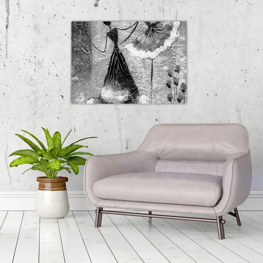 Kép - Afrikai festészet (70x50 cm)