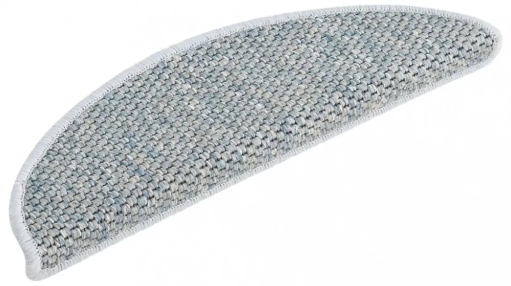 15 db szizál hatású kék öntapadó lépcsőszőnyeg 65x21x4 cm