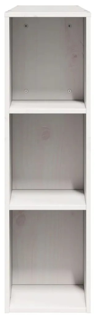 fehér tömör fenyőfa fejtámla tárolóval 120 cm